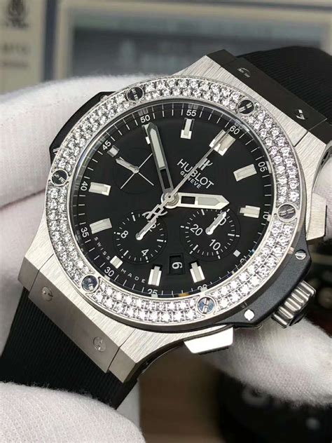 hublot big bang diamond|hublot diamond bezel.